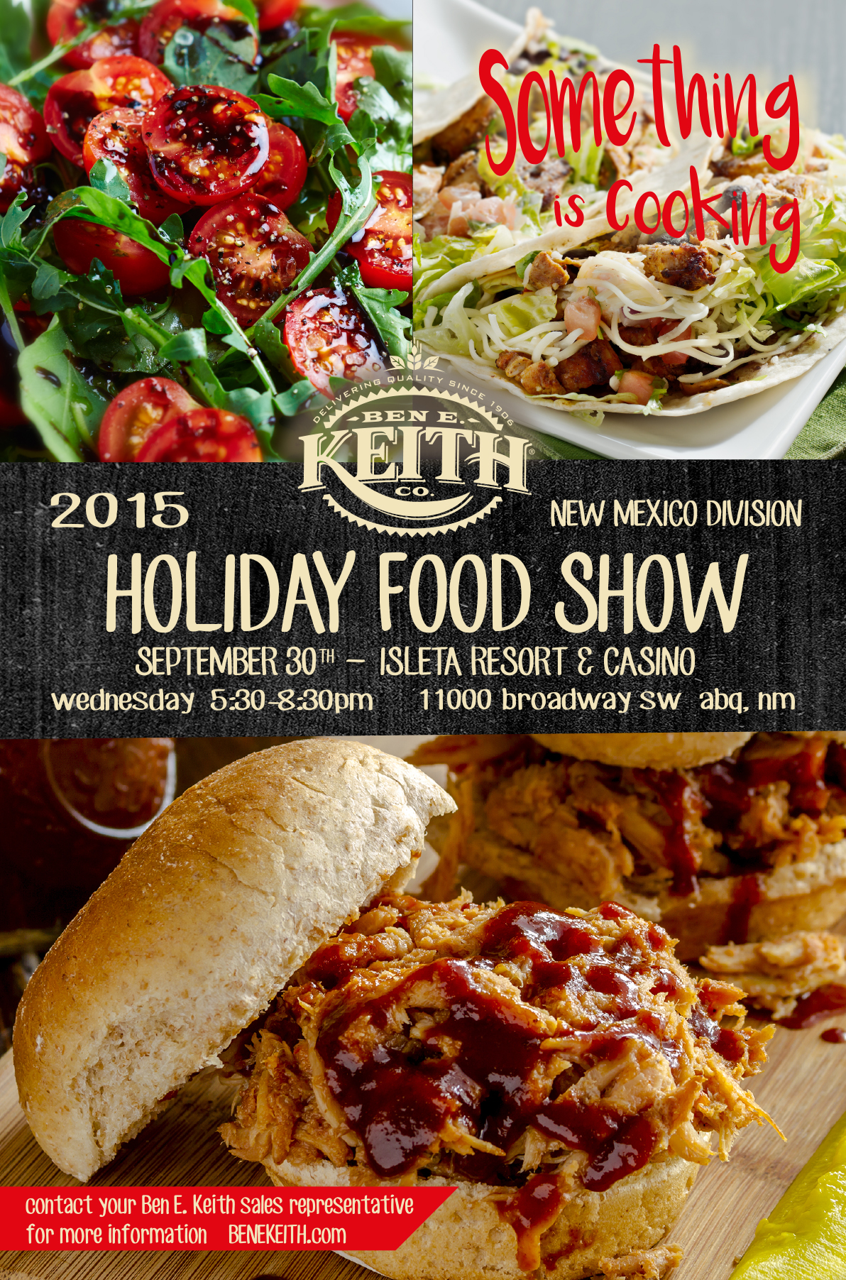 Ben E. Keith New Mexico Division Holiday Food Show Something is
